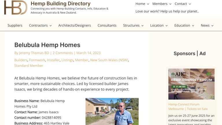 Belubula and the Hemp Building Directory