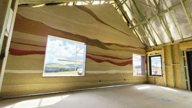 Bathurst feature hemp wall with oxide