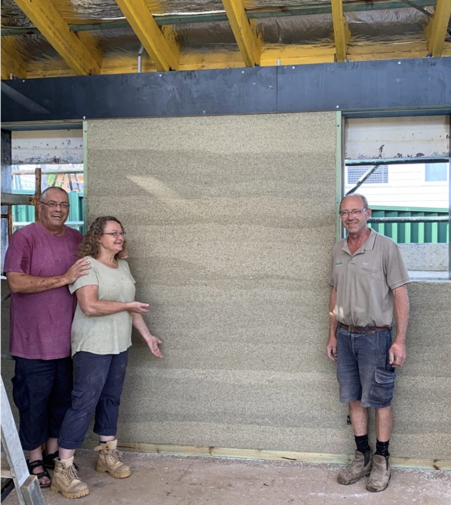 Builder James Isaacs with Owners