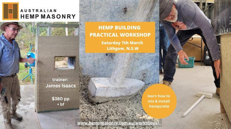 Hemp Building Workshop March 7 2026