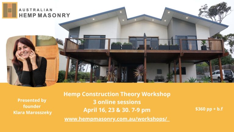 AHM Hemp Construction Online Theory Workshops